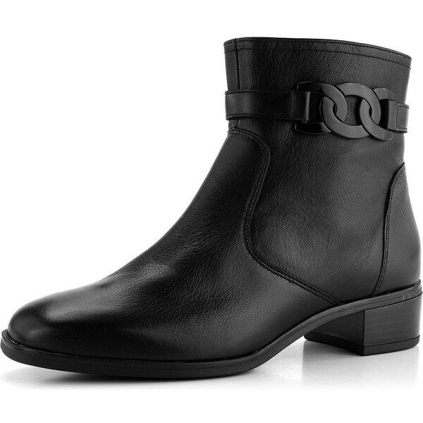 Ara dámska širšia členková obuv na podpätku Graz Black 12-31803-01 61761963