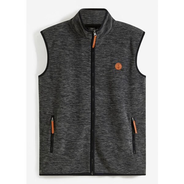 bonprix Flísová vesta, farba šedá 46552285