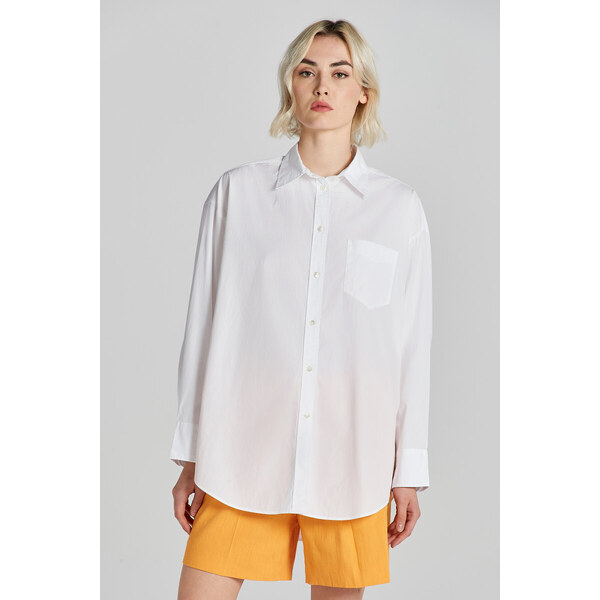 KOŠEĽA GANT OS POPLIN SHIRT WHITE 49374933