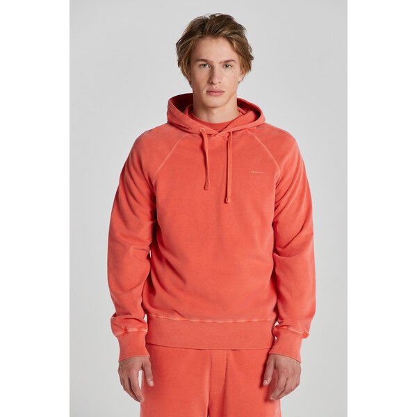 MIKINA GANT SUNFADED HOODIE BURNT ORANGE 49374962