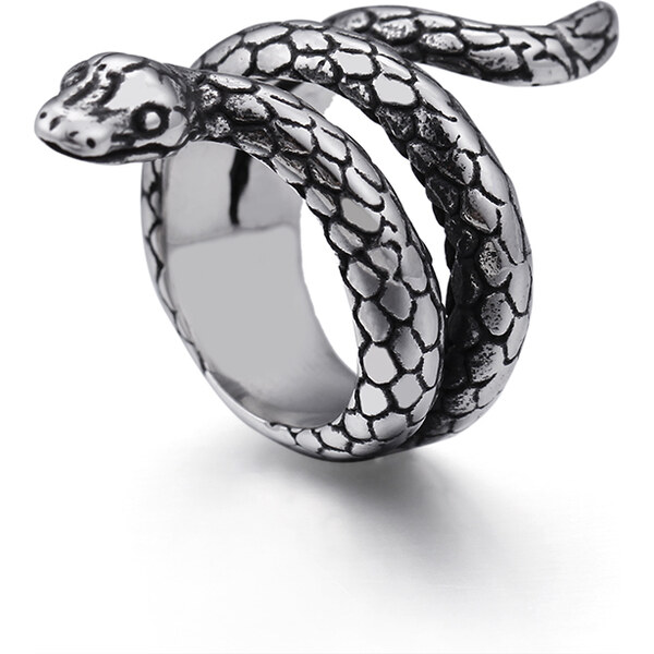 Royal Fashion pánsky prsteň Had KR52351-K 54217203