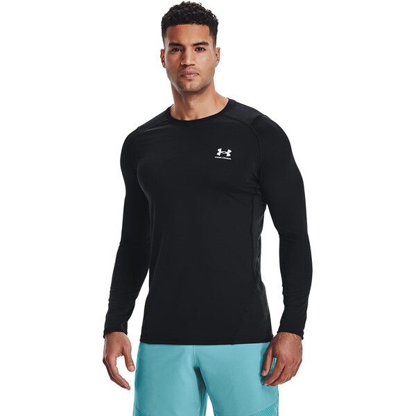 Tričko Under Armour Hg Armour Fitted Ls Black XXL 49383577
