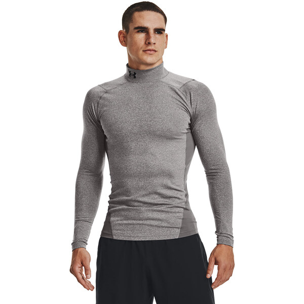 Tričko Under Armour Cg Armour Comp Mock Charcoal Light Heather XL 49383590