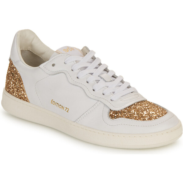 Myma Nízke tenisky 7616MY00-CUIR-BLANC-GLIT-PLATINE Myma 62500437