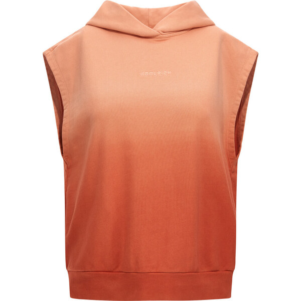 MIKINA WOOLRICH DIP DYE SLEEVELESS HOODIE 58130305