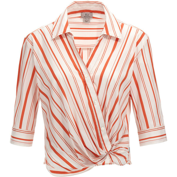 BLÚZKA WOOLRICH STRIPE POPLIN BLOUSE 58130315