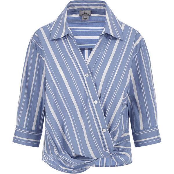 BLÚZKA WOOLRICH STRIPE POPLIN BLOUSE 58295556