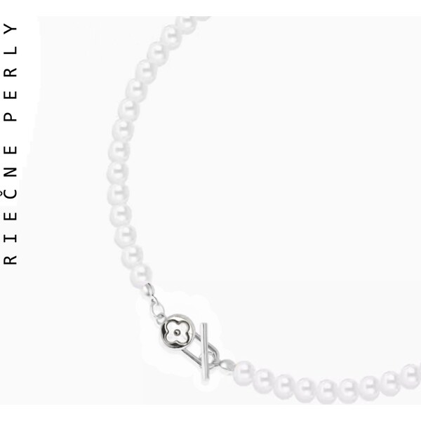 Taboo náhrdelník Atlantis, prírodné, riečne, biele perly tba118 49401274