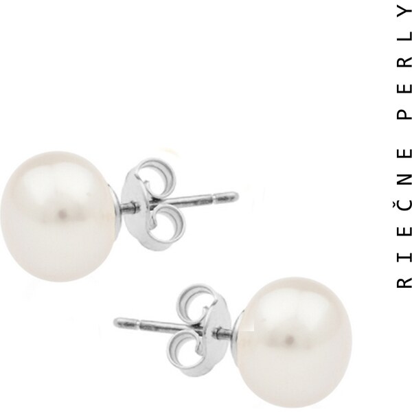 Taboo náušnice Atlantis, prírodné, riečne, biele perly tba116 49401272