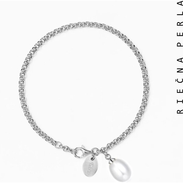 Taboo jemný náramok Atlantis, prírodná, biela perla tba122 49401278