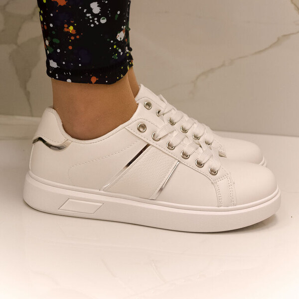 Dámske biele tenisky CLARISSA 49410106
