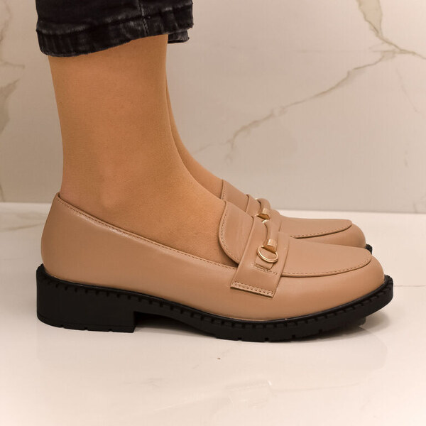 SS Dámske hnedé mokasíny BELENI 49410114