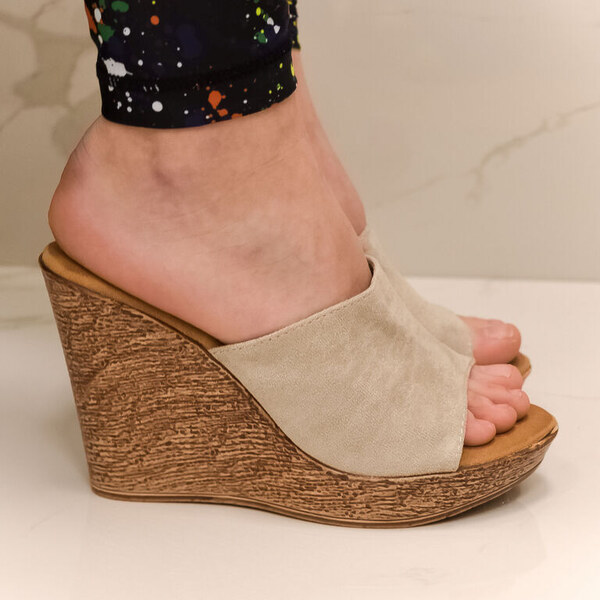 SS Dámske sivé šľapky RITA 49410152