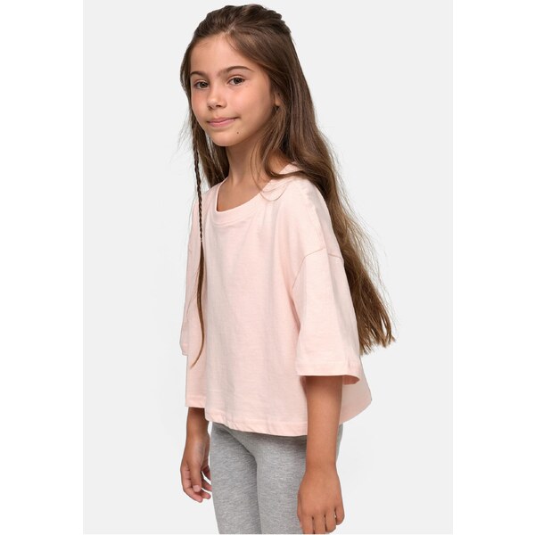 Urban Classics Girls short Kimono t-shirt pink 50564118