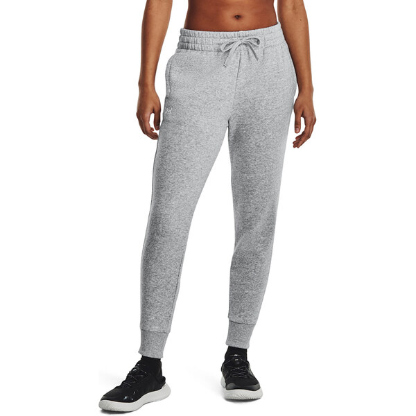 Kalhoty Under Armour Rival Fleece Jogger Mod Gray Light Heather/ White 50034091