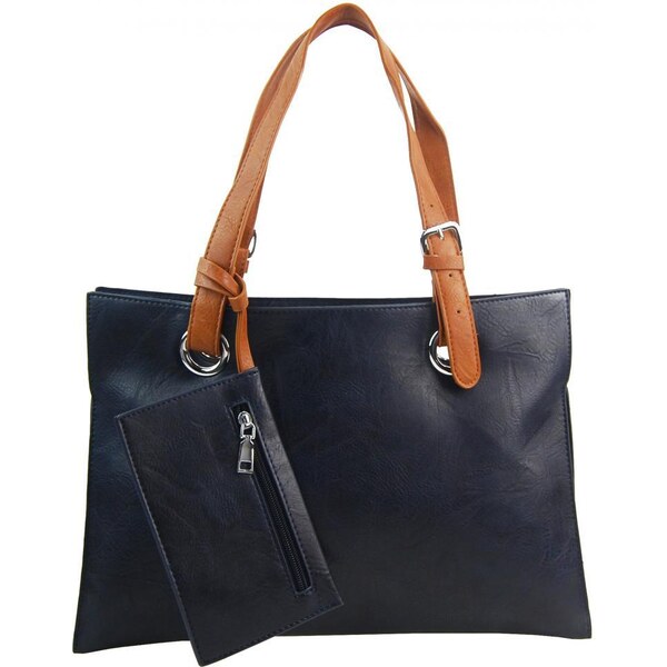 INT. COMPANY Moderná dámska kabelka cez rameno tmavo modrá 49430607