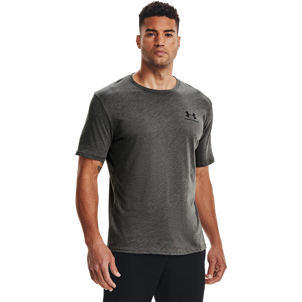 Tričko Under Armour Sportstyle Lc Ss Charcoal Medium Heather M 49434290