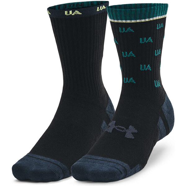 Under Armour Perf Cotton Nov 2Pk Mid Black 001 L 49434307