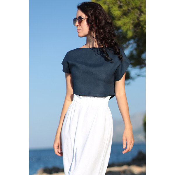 Autorské triko Lotika zo 100% lanu 49880351