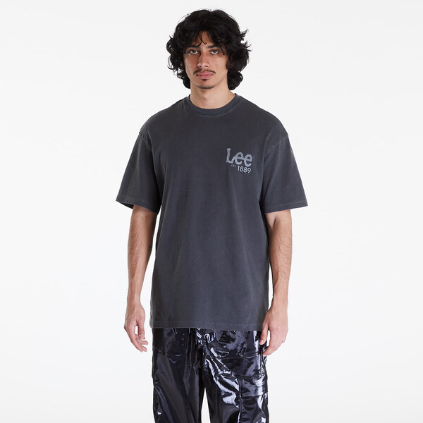 Tričko Lee Loose Logo Tee Washed Black M 49444888