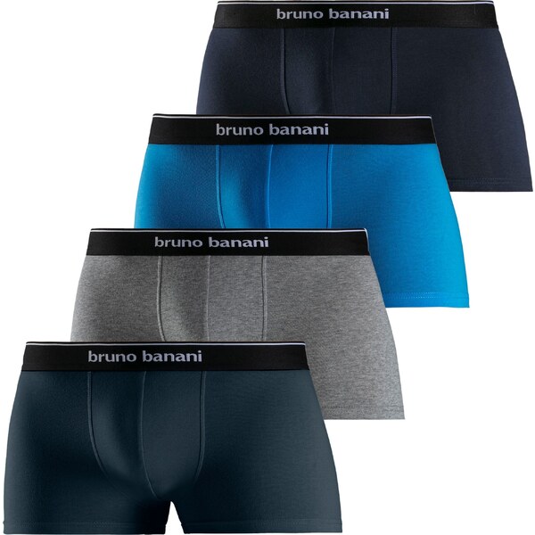 Bruno Banani Boxerky modrá / tmavomodrá / sivá melírovaná / čierna 54860009