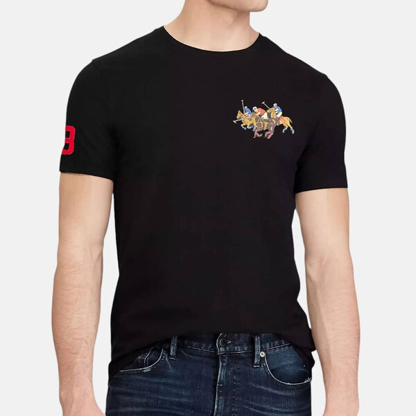 Pánské černé triko Ralph Lauren 55720 49448879