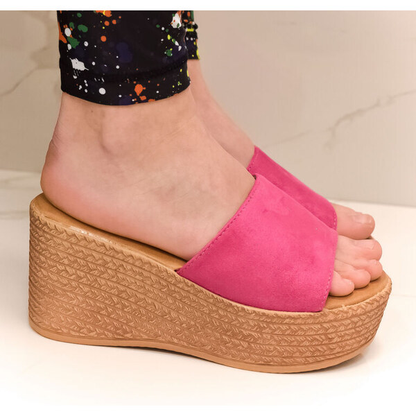 SS Dámske rúžové šľapky SCARLET 49640418