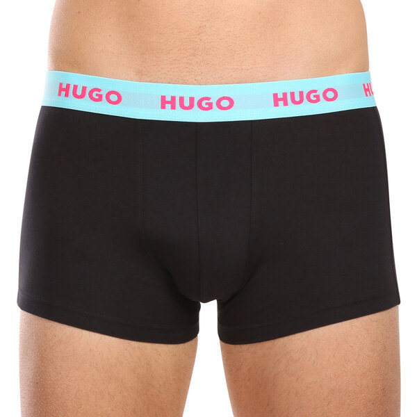 3PACK pánske boxerky HUGO viacfarebné (50469766 730) 49657236
