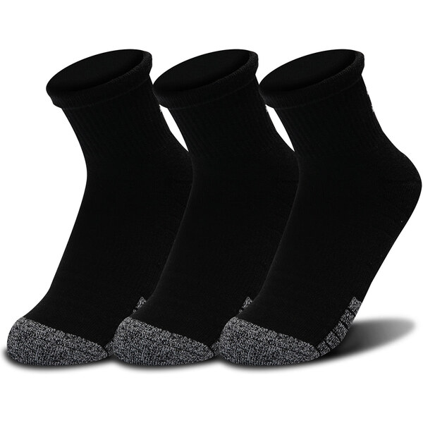 Under Armour Heatgear Quarter 3-Pack Black XL 49671497
