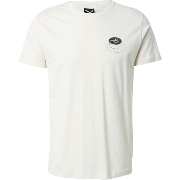 Iriedaily Tričko Slowpresso čierna / šedobiela 51142208