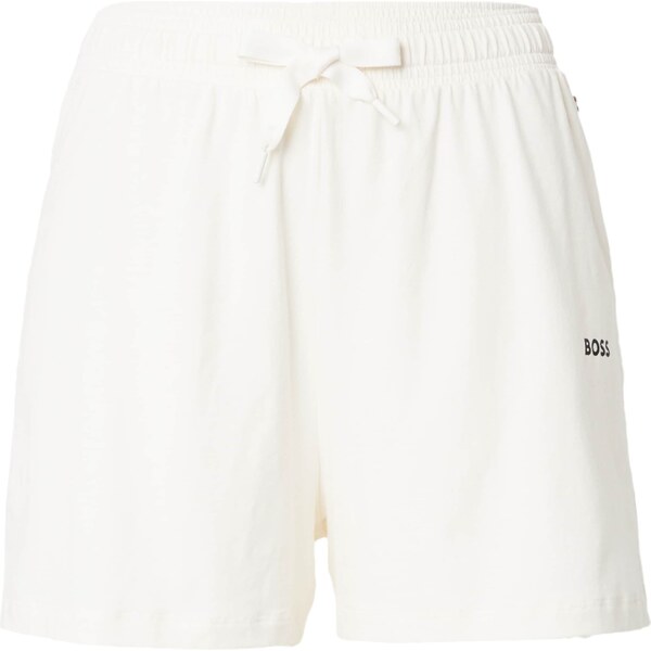 BOSS Pyžamové nohavice čierna / biela 49675968