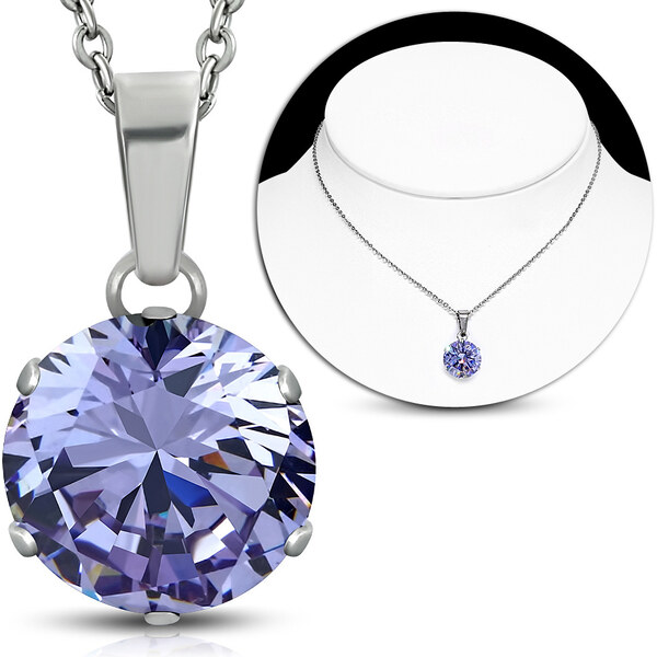 CITY STORM Citystorm - Retiazka s fialovým príveskom 66889156