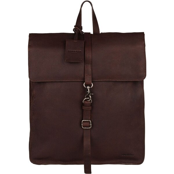 BURKELY Kožený batoh UNISEX Burkely Michelangelo hnedý 49693775