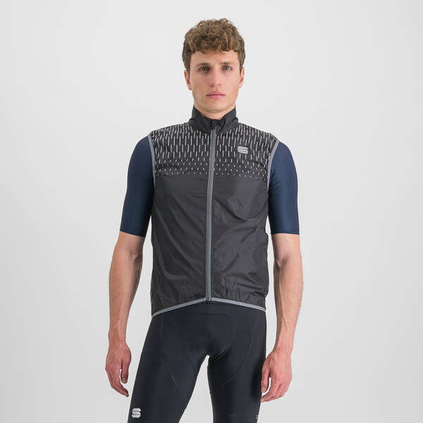 Sportful Reflex cyklistická vesta, čierna 58444420