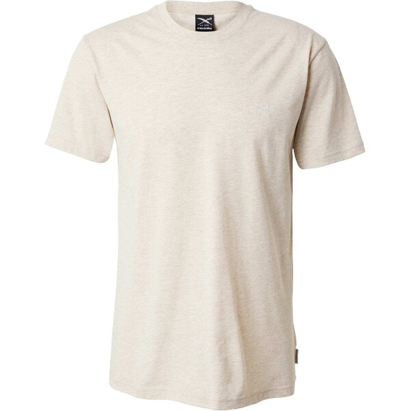 Iriedaily Tričko Chamisso béžová melírovaná / biela 62413260