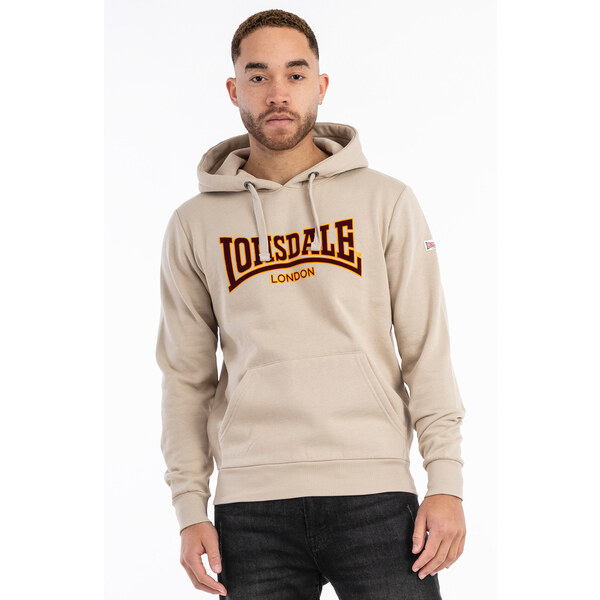 Lonsdale Mens hooded sweatshirt slim fit 50642430