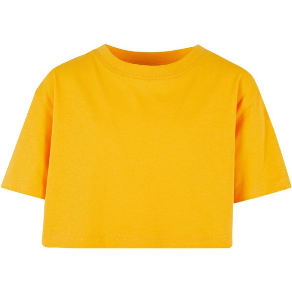 Urban Classics Girls Short T-Shirt Kimono Tee - Yellow 50676156