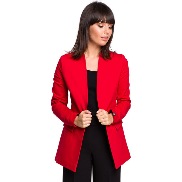 Dámska bunda B103 Red - BEwear 53256782