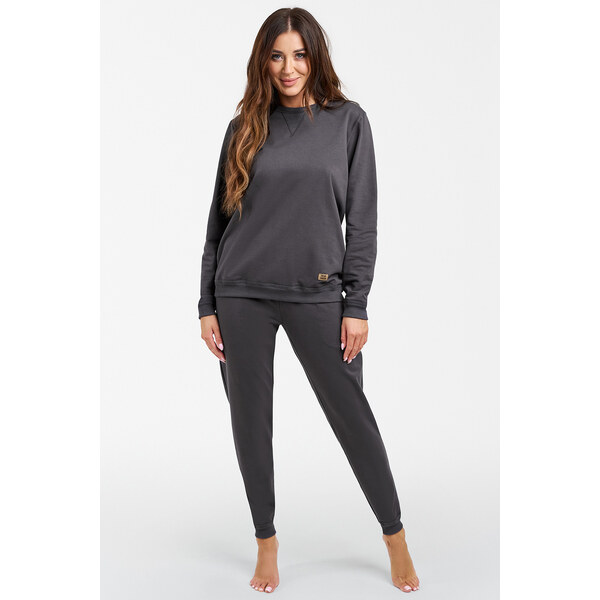 Italian Fashion Dámske domáce oblečenie Panama grafitové, Farba 49773094