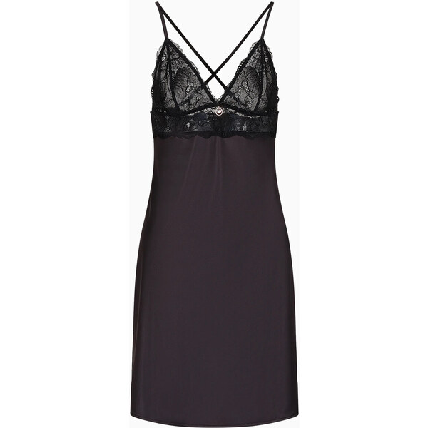 Dámska nočná košieľka 164716 3F206 00020 čierna - Emporio Armani 49778734