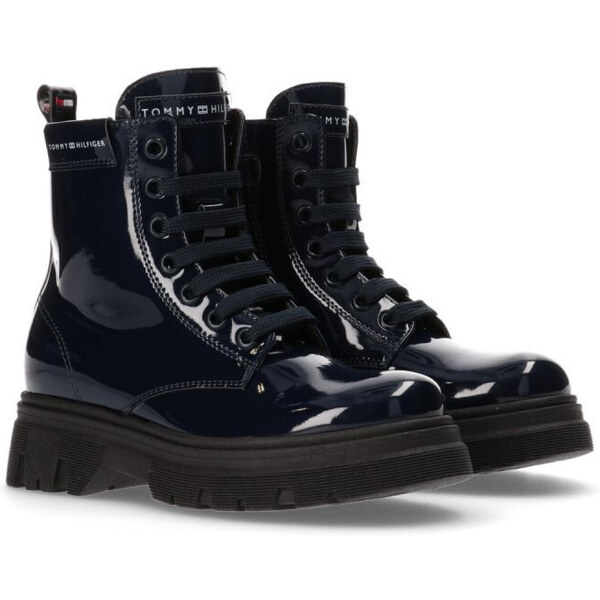 Tommy Hilfiger Lace Up Bootie Blue W T4A5-33040-0775800-800 dámske 49781280