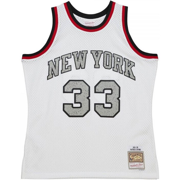 Mitchell & Ness NBA Cracked Cement Swingman Jersey Knicks 1991 Patrick 49782942