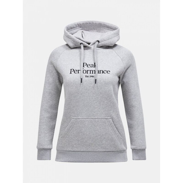 Dámska kapucňa Original Hood W G77747080-M03 sivá - Peak Performance 49795370