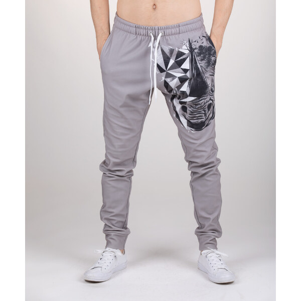 Unisex tepláky 2121560 / AFD394 Grey Printed - Aloha From Deer 49807890