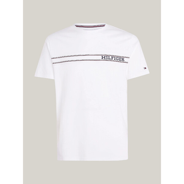 Pánske tričko UM0UM03196 YBR white - Tommy Hilfiger 49809313