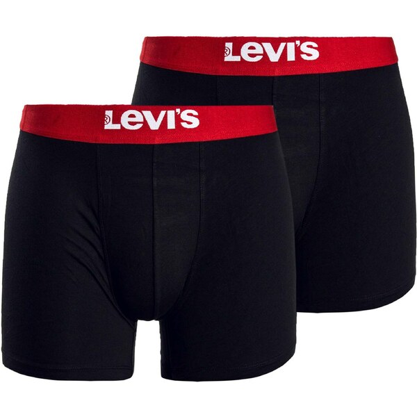 LEVIS Boxerky karmínovo červená / čierna / biela 43787559
