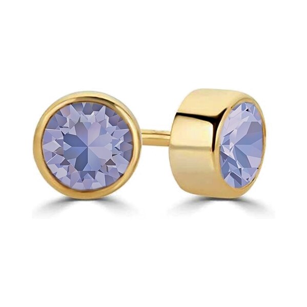 SWAROVSKI Elements Swarovski e. náušnice kôstky Workday, ľevandulové 49825154