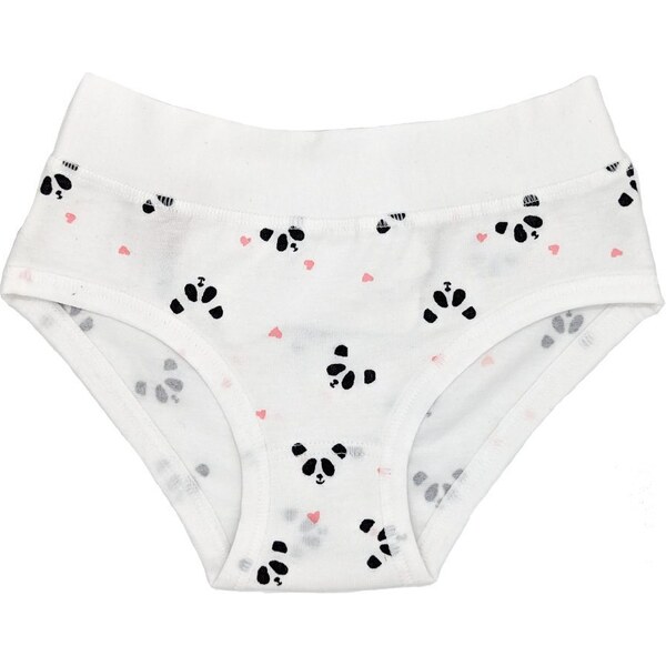 Dievčenské nohavičky Rio | Pleas | Biela s potlačou Tlapky | 181384 49949719