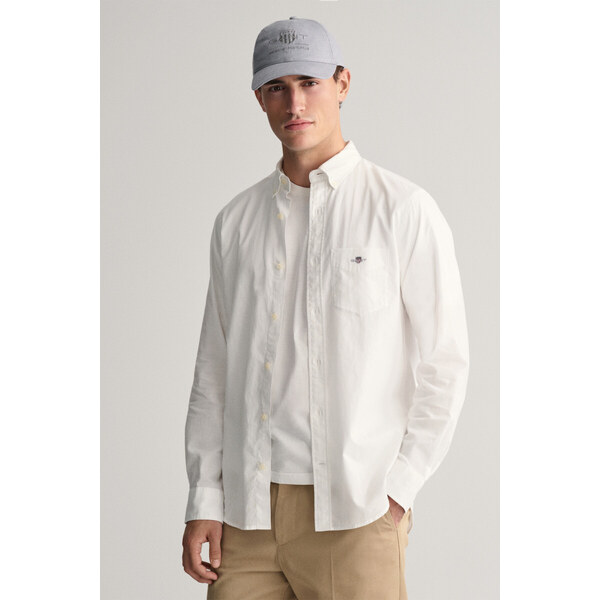 KOŠEĽA GANT REG COTTON LINEN SHIRT WHITE 49844651
