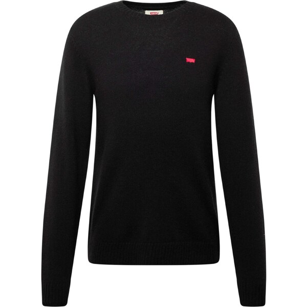 LEVIS Sveter Original Housemark Sweater jasne červená / čierna 54281498